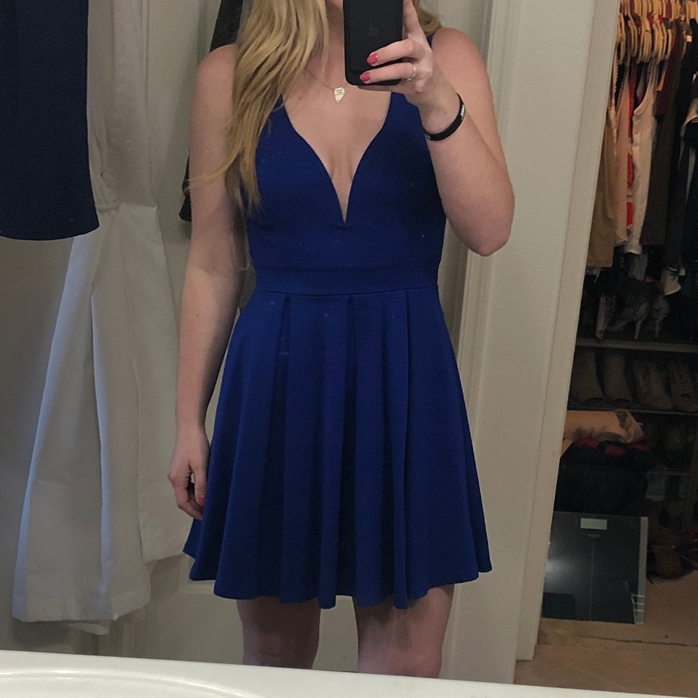 Royal Blue Party Dress